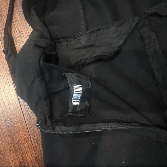 REFORMATION WOMEN’S ANDERSON HALTER JUMPSUIT, SIZE US 0-2, BLACK - Picture 11 of 13